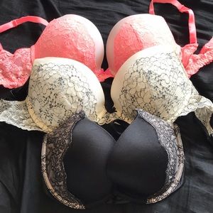 Bundle of 3 VS bras 32DDD